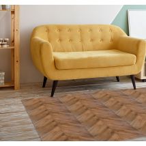 Tapis vinyle imitation bois