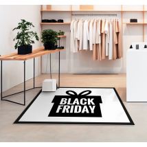 Tapis vinyle boîte cadeau Black Friday