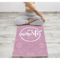 Tapis vinyle citation yoga namasté