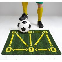 Tapis vinyle rectangulaire entraînement de football