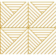 Papier peint salon lignes géométriques dorées