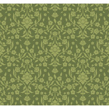 Papier peint classique vert style anglais