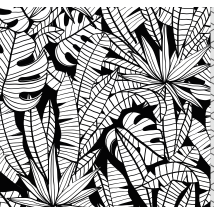 Tapisserie jungle feuilles tropicales