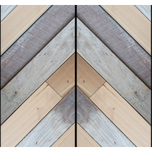 Papier peint bois effet zig zag