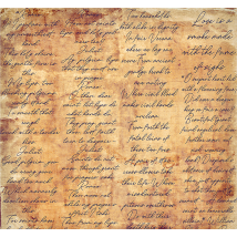Papier peint vintage beige art poèmes d'amour