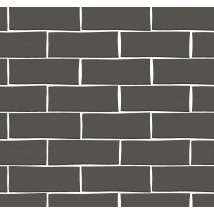 Papier peint briques noires