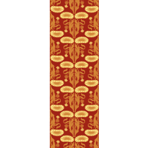 Papier peint fleurs style art nouveau