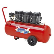 Clarke Clarke Shhh Air 150/100 5.3cfm 100 Litre 1.37HP Compressor (230V)