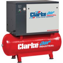 Clarke Clarke SSE25C270N 23cfm 270 Litre 5.5HP Low Noise Piston Air Compressor (400V)