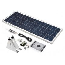 Solar Technology International PV Logic 100Wp Narrowboat Kit with Alloy Brackets
