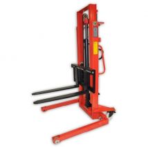 Warrior WRMSS1016 1000kg Manual Straddle Stacker Truck with Adjustable Forks