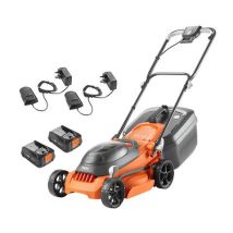 Power for All Alliance Flymo EasiStore 340R 36V 34cm Rotary Lawnmower with 2Ah battery