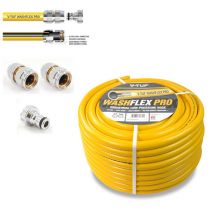 V-TUF V-TUF 50m 3/4" 10Bar WASHFLEX PRO Water Supply Hose & KCQ Coupling Kit