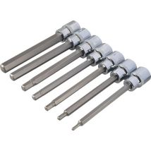 Machine Mart 7 Piece 3/8" Drive Extra Long Hex Bit Socket Set