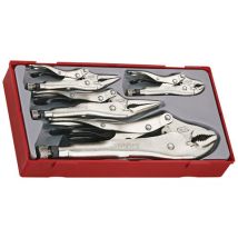 Teng Tools Teng TTVG05 5 Piece Power Grip Plier Set