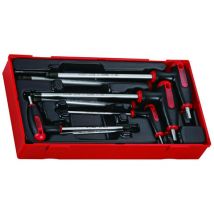 Teng Tools Teng TTHEX7AF 7 Piece T Handle Imperial Hex Key Set