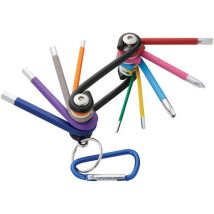 Blue Spot Tools Blue Spot 9 Piece Folding Hex, Torx and Screwdriver Wrench Set