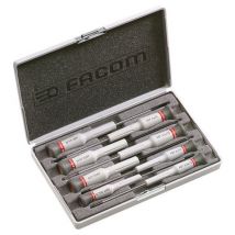 Machine Mart Xtra Facom AEF.J6 Case Set Of 8 Micro-Tech Screwdrivers