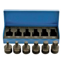 Laser Laser 4939 6 piece Spline Bit Set 1/2" drive – Impact Quality