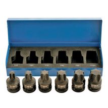 Laser Laser 4947 1/2" Drive 6 piece Impact Torx Bit Set