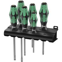 Machine Mart Xtra Wera 334/6 Screw Driver Set Sl/Ph K'Form Plus 6 Piece