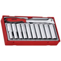 Teng TT1211 1/2" Bi-Hex Socket Set