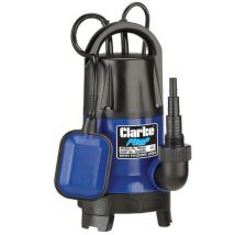 New Clarke PSV6A 1½" 400W 133Lpm 5m Head Submersible Pump With Folding Base & Float Switch (230V)