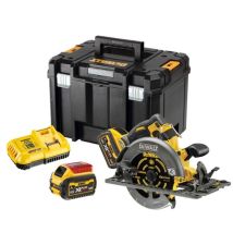 DEWALT DCS579T2-GB 54V XR FLEXVOLT High Power 190mm Circular Saw (fits rail) with 2 x 6Ah Batteries