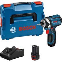 Bosch Professional 12V Bosch GDR 12V-LI Professional Cordless Impact Driver with 2 x 2Ah Batteries, Charger & Case