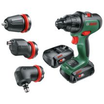 Power for All Alliance Bosch AdvancedImpact 18 Classic Combi Drill with 2 x 2.5Ah Batteries, Charger & 3 Attachments
