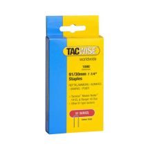 Tacwise Tacwise 0286 Type 91 / 30 mm Galvanised Narrow Crown Staples, Pack of 1,000