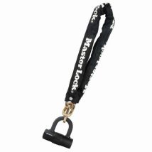 Master Lock Master Lock 8234EURDPRO Heavy Duty Bike Chain Lock with Mini D Lock