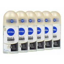 Nivea Deo Roll On Invisible Black & White Silky Smooth