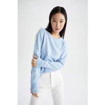 Damen Regular Fit Strickpullover