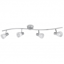 Applique con faretti led orientabili a soffitto spot attacco e14x4 220v
