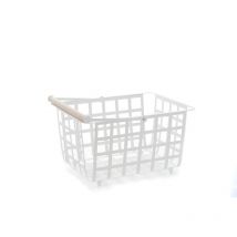 Cestino Portaoggetti in metallo con maniglia per organizzare e abbellire, Semi-grandi, ZESTA