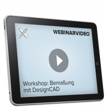 Webinarvideo: Workshop - Bemaßung mit DesignCAD