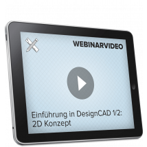 Webinarvideo: Einführung in DesignCAD - 2D Konzept - Teil 1