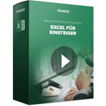 Webinar-Workshops - Excel für Einsteiger - Komplettbundle