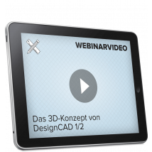 Webinarvideo: Das 3D-Konzept von DesignCAD - Teil 1