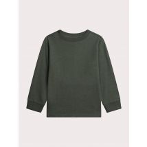 T-shirt manches longues kaki effet peau de pêche - 8 Ans - Du Pareil Au Même