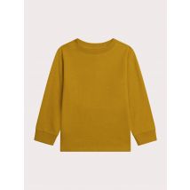 T-shirt manches longues moutarde effet peau de pêche - 10 Ans - Du Pareil Au Même