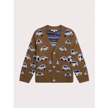 Cardigan en maille imprimé voitures - 12A - Du Pareil Au Même