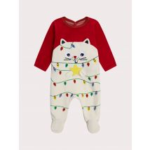 Grenouillère chat de noël pour bébé garçon - 6 Mois - Du Pareil Au Même