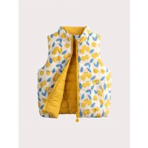 Doudoune Jaune Sans Manches Réversible - 10 ans - Fille - Du Pareil Au Même
