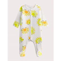 Grenouillère écrueimprimé dinosaure pour bébé garçon - 3M - Du Pareil Au Même