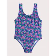 Maillot De Bain 1 Piece Imprimé Fleuri Pour - Fille - Du Pareil Au Même