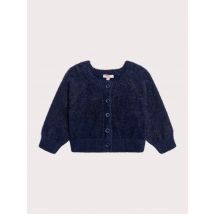 Cardigan Bleu Nuit En Maille Plume - 6 ans - Fille - Du Pareil Au Même