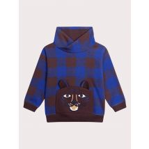 Sweat Bleu Style Damier - Garçon - 8 ans - Du Pareil Au Même