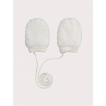 Moufles En Fausse Fourrure Écrue Pour pour Bébé - 24 mois/36 mois - Garçon - Du Pareil Au Même